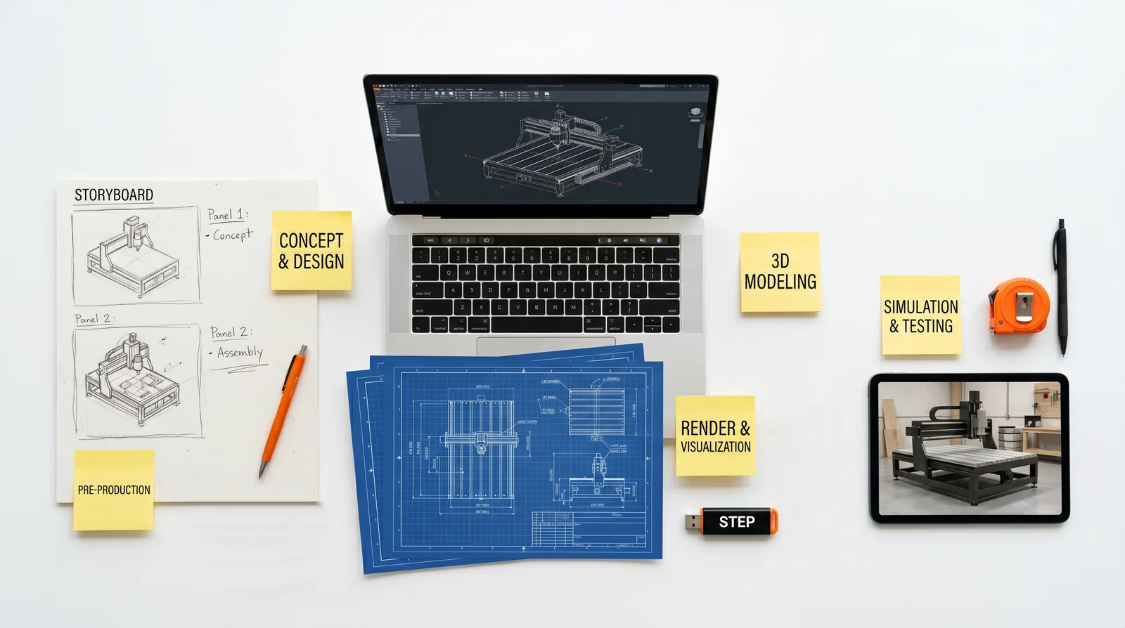 3D visualization pricing calculator — cost breakdown for B2B projects