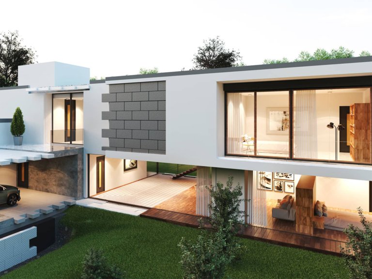 Knauf Therm — a house in cross-section