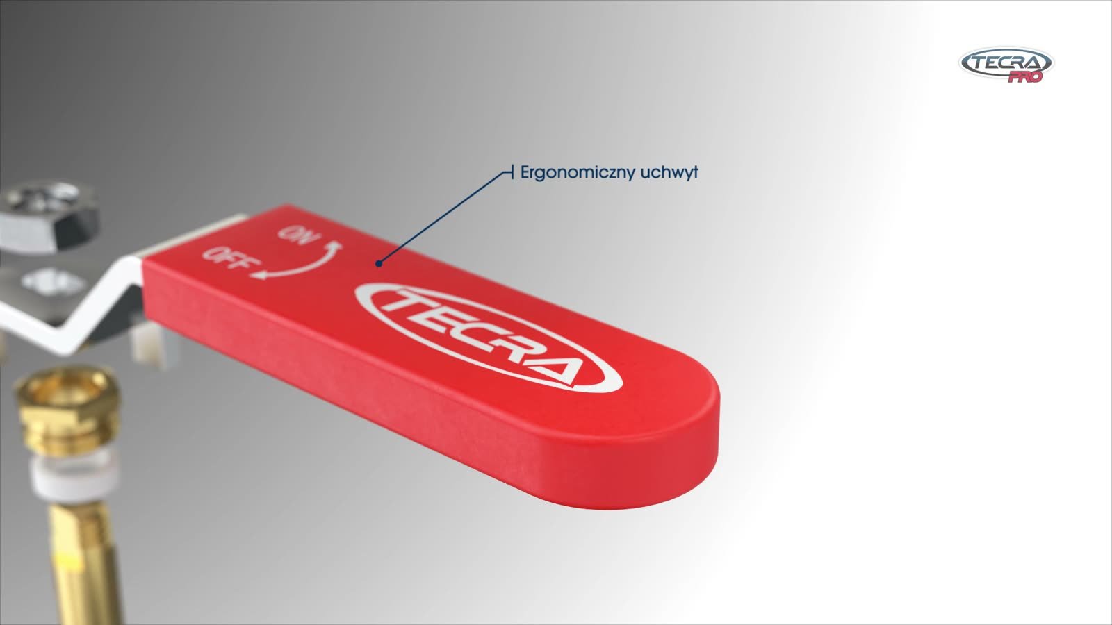 Ergonomiczny uchwyt zaworu TECRA PRO