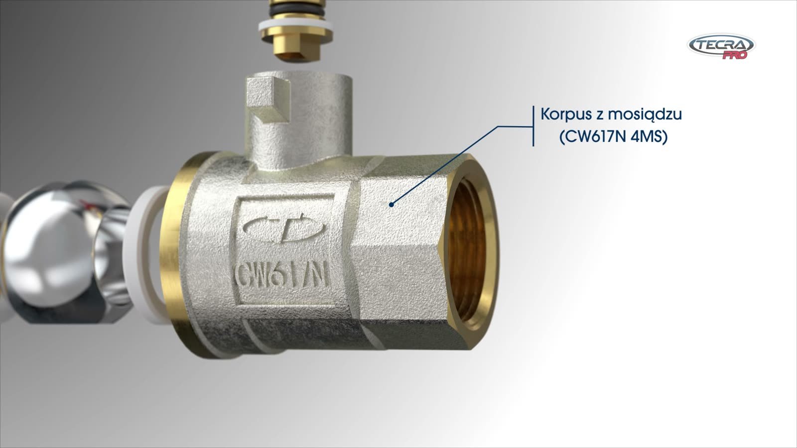 Korpus z mosiądzu CW617N